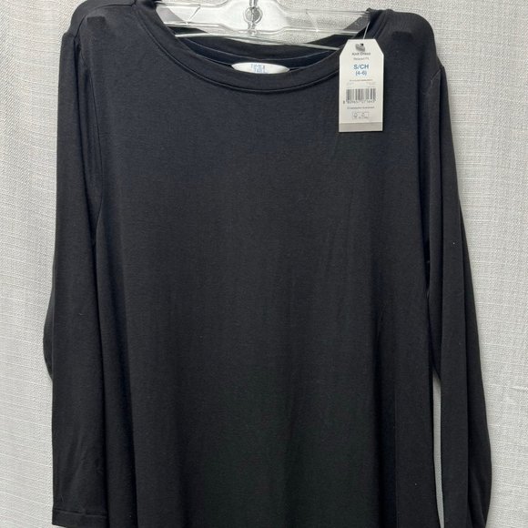 Black Knit Dress Relaxed Fit NWT -Small - Picture 1 of 5